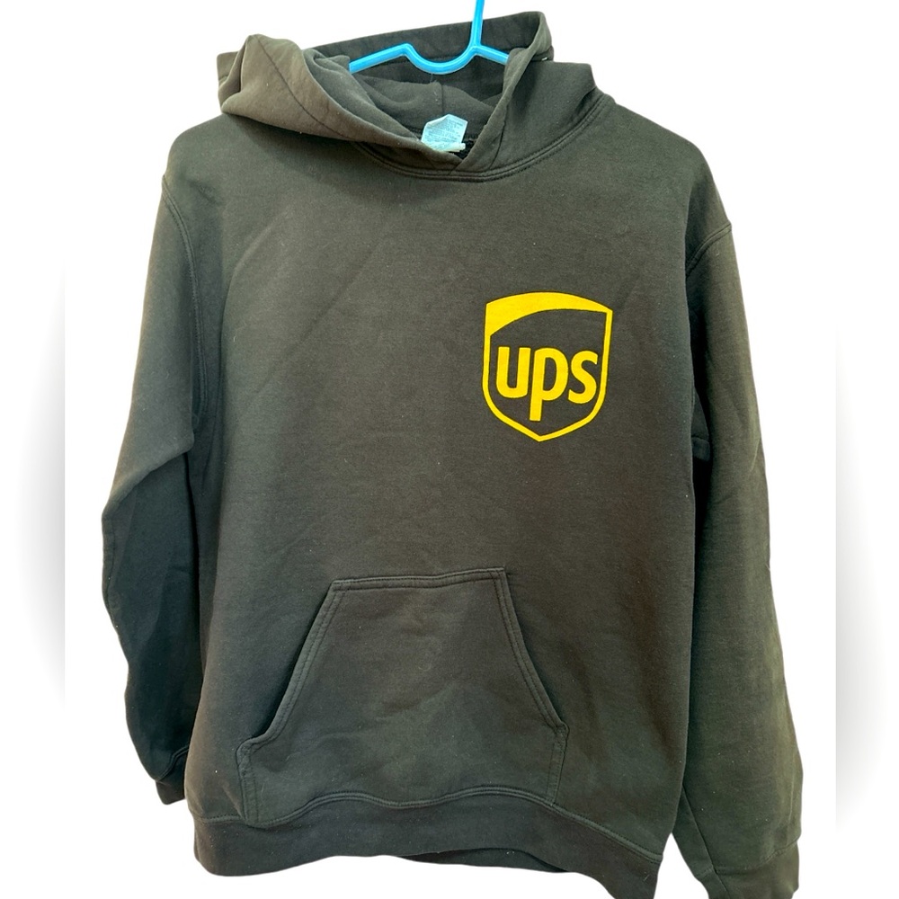 UPS Pullover Sweatshirt Hoodie Size Small Gildan